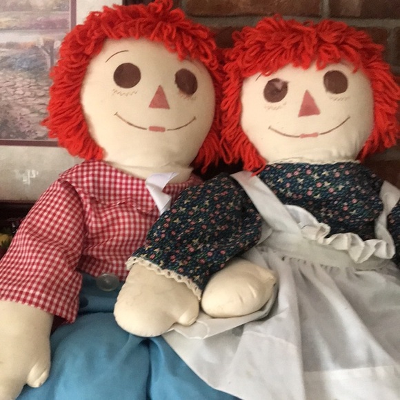 Rare Vintage Large 3 Foot Tall Raggedy Ann & Andy‼️FINAL SALE - Picture 2 of 7